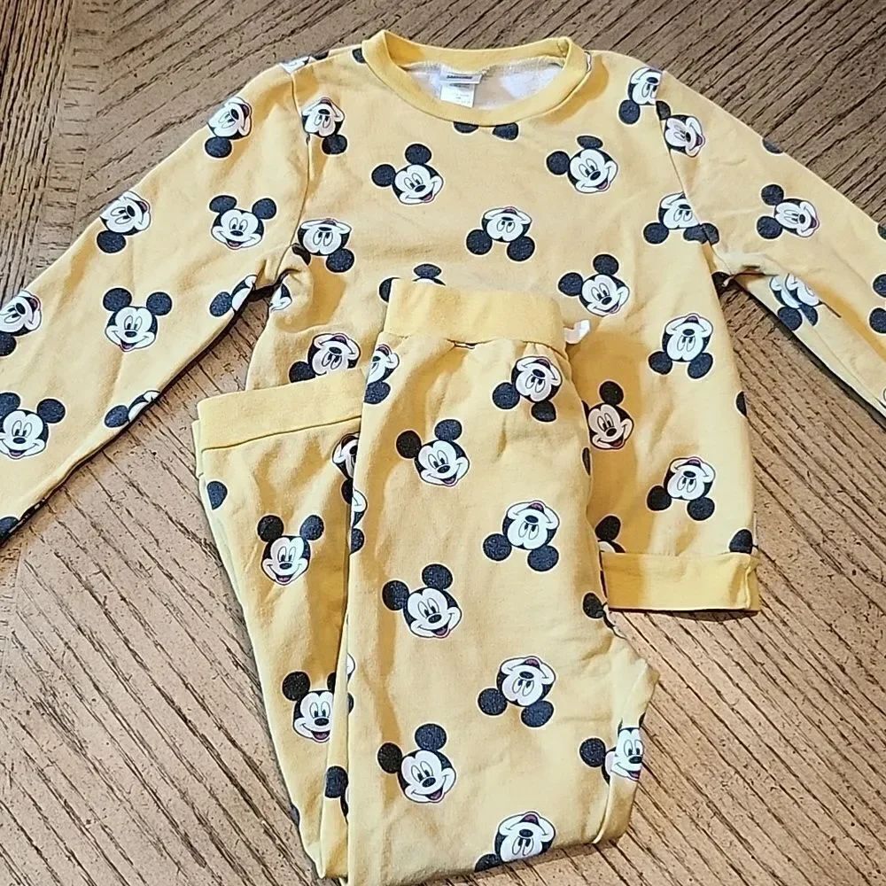 Mickey mouse sweater and pants set size 7